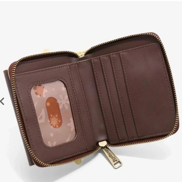 Loungefly Star Wars The Mandalorian The Child Holiday Small Zip Wallet - Picture 3 of 5